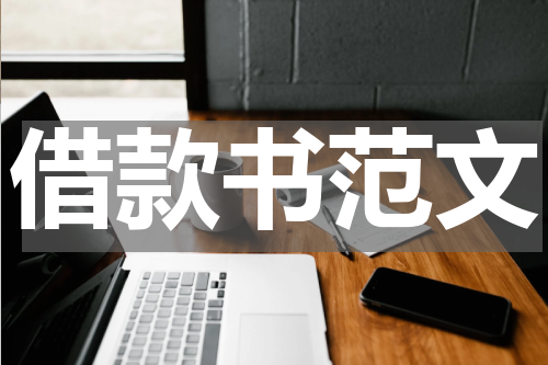 借款书范文
