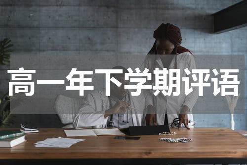 高一年下学期评语