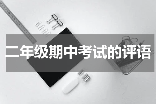 二年级期中考试的评语
