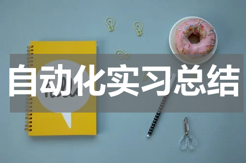 自动化实习总结