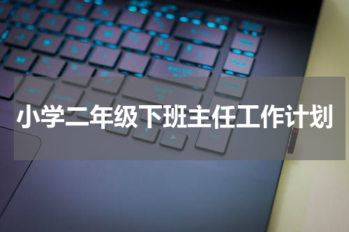 小学二年级下班主任工作计划