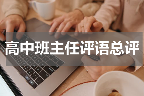高中班主任评语总评