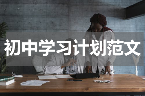 初中学习计划范文