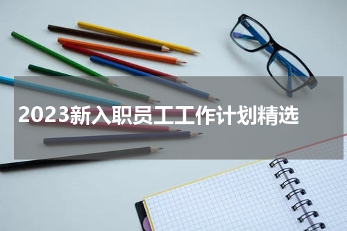 2023新入职员工工作计划精选
