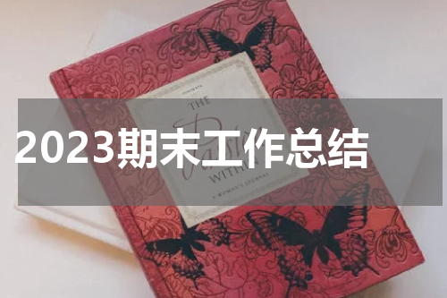 2023期末工作总结