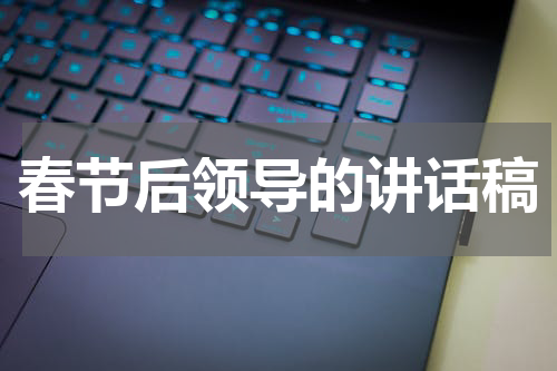 春节后领导的讲话稿