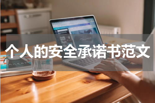 个人的安全承诺书范文