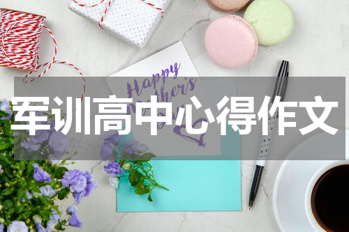 军训高中心得作文