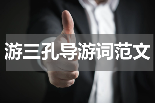 游三孔导游词范文