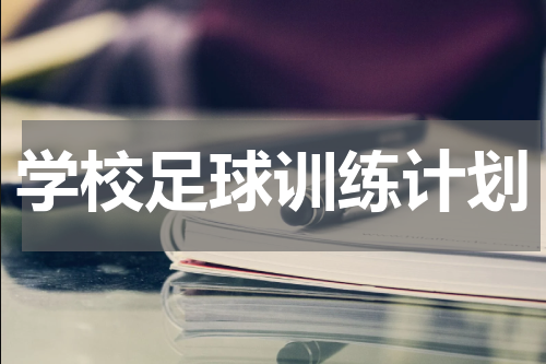 学校足球训练计划