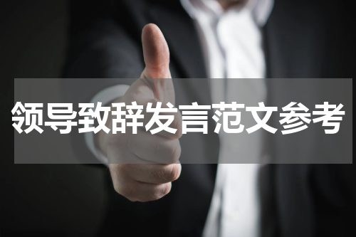 领导致辞发言范文参考