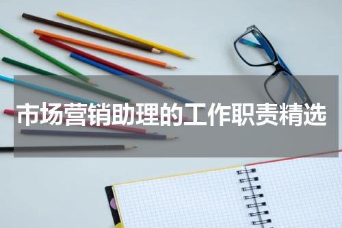 市场营销助理的工作职责精选