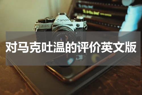 对马克吐温的评价英文版