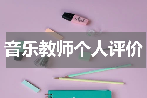 音乐教师个人评价