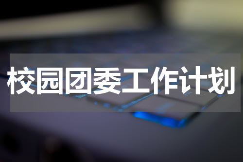 校园团委工作计划