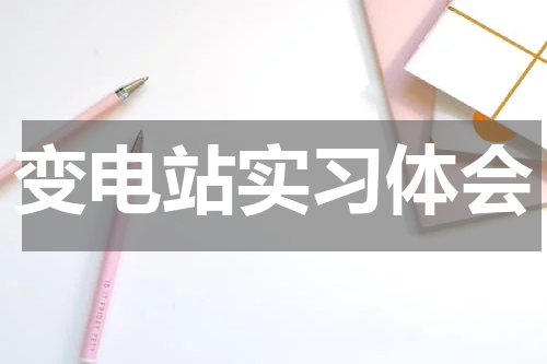 变电站实习体会