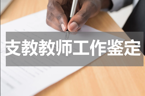 支教教师工作鉴定
