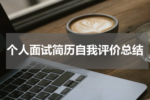个人面试简历自我评价总结
