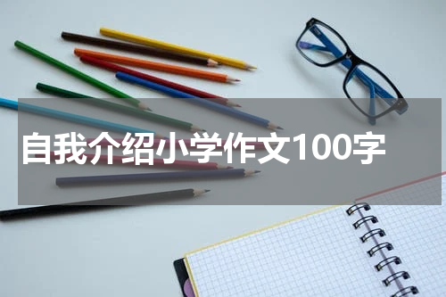 自我介绍小学作文100字