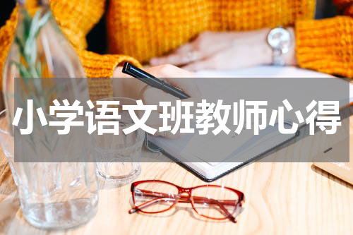 小学语文班教师心得