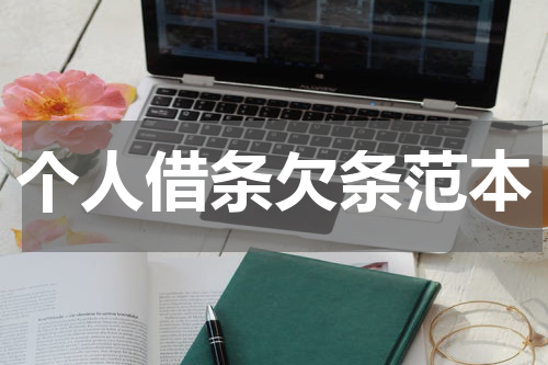 个人借条欠条范本