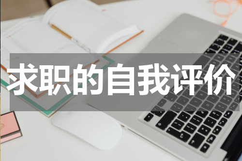 求职的自我评价