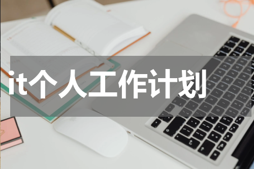 it个人工作计划