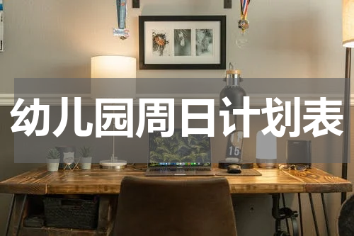 幼儿园周日计划表