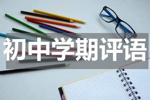 初中学期评语