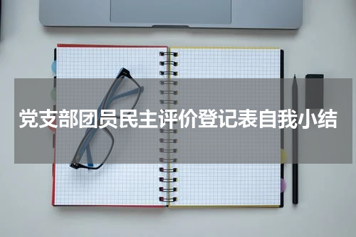 党支部团员民主评价登记表自我小结