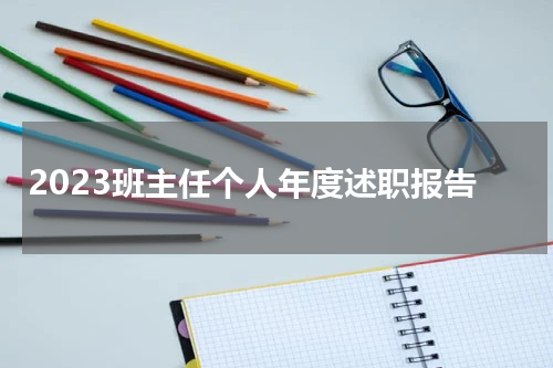 2023班主任个人年度述职报告