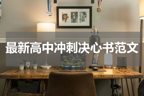 最新高中冲刺决心书范文