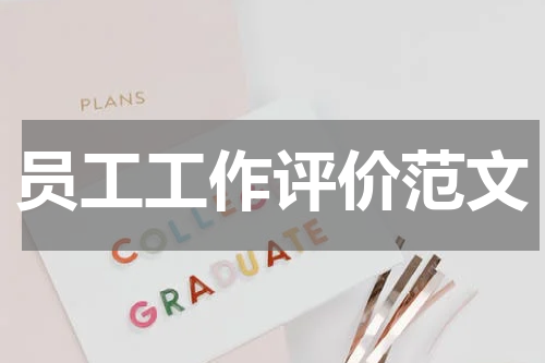 员工工作评价范文