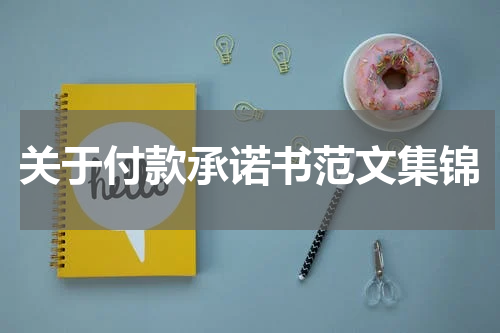 关于付款承诺书范文集锦