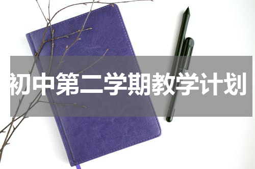 初中第二学期教学计划