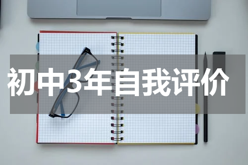 初中3年自我评价