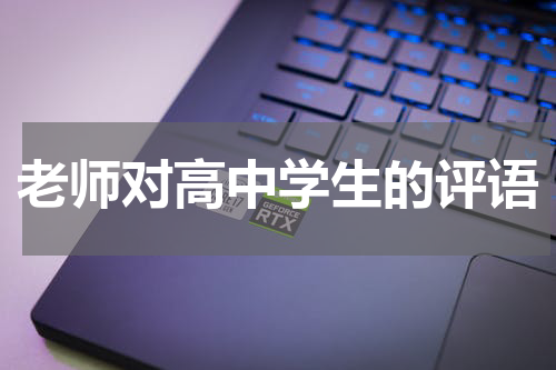 老师对高中学生的评语
