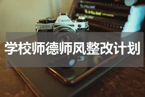 学校师德师风整改计划