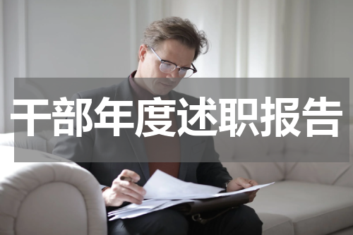 干部年度述职报告