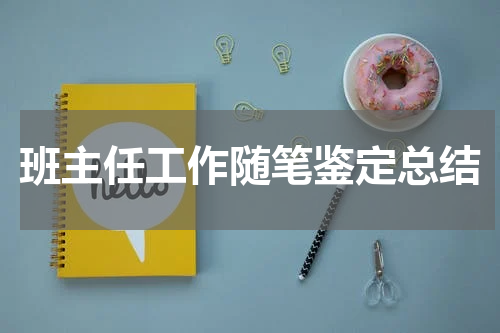 班主任工作随笔鉴定总结