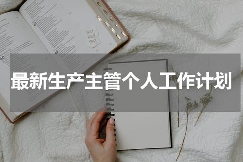 最新生产主管个人工作计划