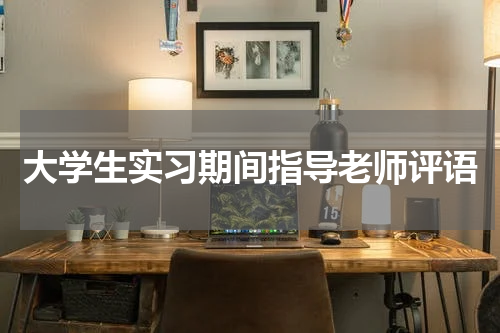 大学生实习期间指导老师评语