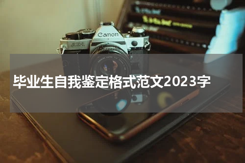 毕业生自我鉴定格式范文2023字