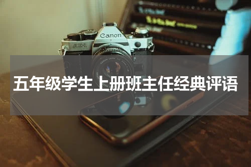 五年级学生上册班主任经典评语