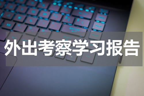 外出考察学习报告