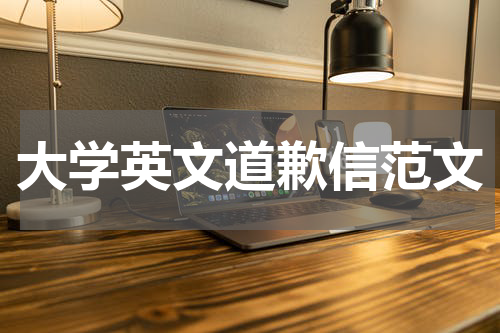 大学英文道歉信范文