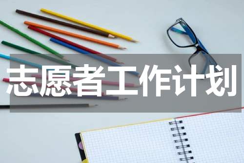 志愿者工作计划