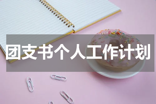团支书个人工作计划