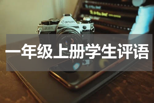 一年级上册学生评语