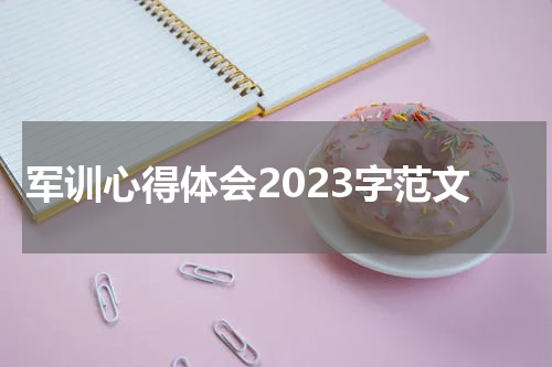 军训心得体会2023字范文